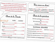 Cote Saveurs menu