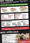 Pizza Bamba menu