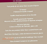 La Toque Blanche menu