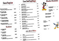 D’antonio menu