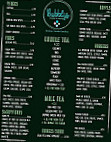 Bubbly's menu