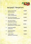 Restaurante Alfredo menu