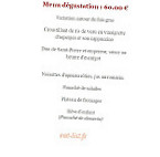 Relais du Cor d'Argent menu