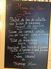 Golf De La Bresse menu