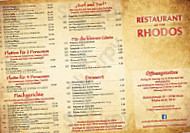 Rhodos menu