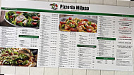 Pizzeria Milano menu