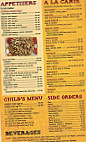 Qdoba Mexican Grill menu