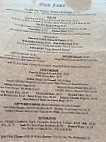 Art's Place menu