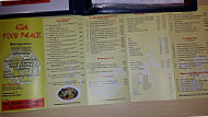 Asia Food Palace menu