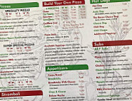 Pizza In Paris menu