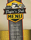 Fagin's Pub menu