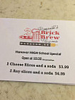 Ramunto's Brick Brew Pizzeria menu