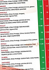 La Cabane à Pizza menu