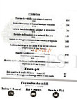 Les Buisses menu