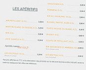 La Bigoudene menu