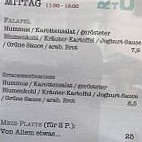 EssKultur Oriental Local menu