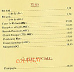 Pizzeria Capobianco menu