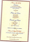 Le Delice Indien menu