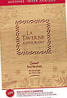 La Taverne menu