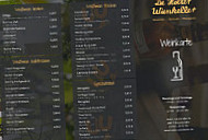 De Holter Wienkeller menu