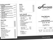 Massaman Thai Cuisine menu