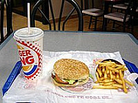 Burger King menu