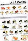 Bo Sushi menu