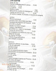 L'estagnol menu