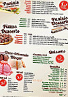 Pizza Del Sol menu