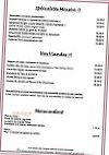 Le Scharrach menu