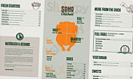 Soho Chicken menu