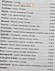 La Pizza menu