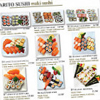 Arito Sushi menu