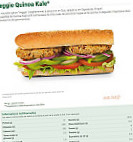 Subway menu