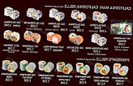 Eat Sushi menu