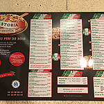 La Storia menu