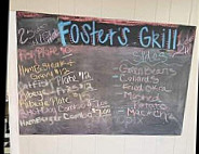 Foster’s Grill menu