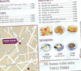 Yooki Sushi menu