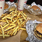 Five Guys Burgers Fries food