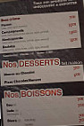 Seb Pizza menu