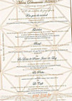 L'atrium menu