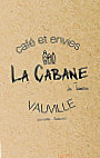 La Cabane Des Tamarins menu