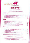 Aux 2 Bécasses menu