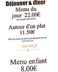 Le Bistrot Des Grands Crus menu