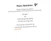 Les Tontons Burgers menu