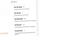 Maythai Paris menu