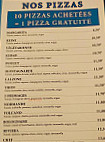 La Fourchette menu