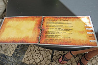 Tavira Antiga menu