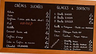 La Creperie menu