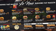 Le Divan menu